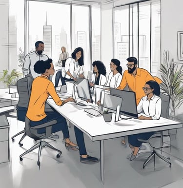Group of people who are willing to Empower Trust Succeed