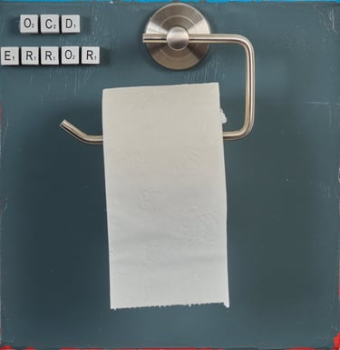 OCD Error Artwork by Artist Henk Tieten