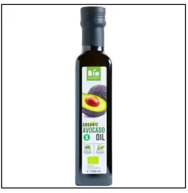 Šalto spaudimo avokadų aliejus kepimui ir salotoms