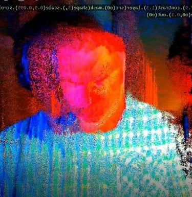 Hazed out image of allen