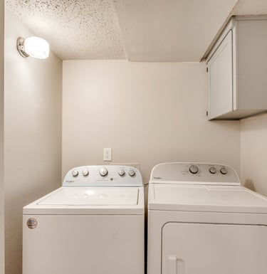 an in-unit washer and dryer