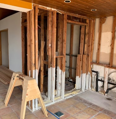 interior remodeling of home