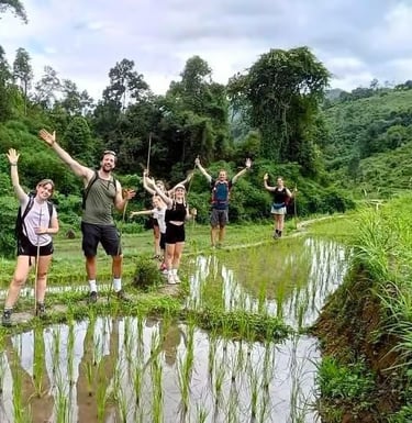 Authentic village tour in bukit lawang