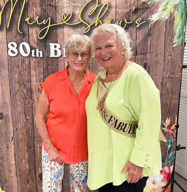 Tropical birthday party backdrop