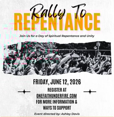 a flyer for a spiritual rally