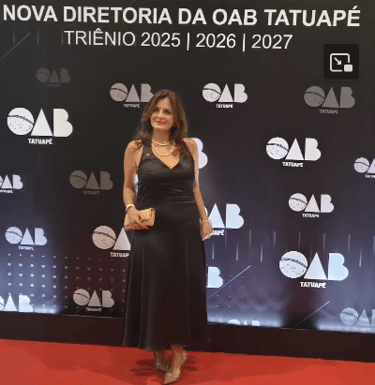 Dra. Giseli Passador na solenidade de posse da diretoria OAB Tatuapé