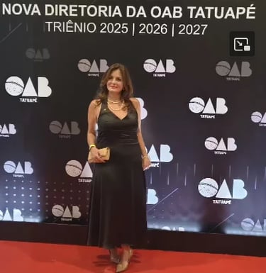 Dra. Giseli Passador em sua cerimônia de posse da diretoria OAB Tatuapé / SP