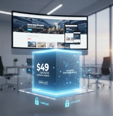 WebPro247 I Essential package for $49 a month