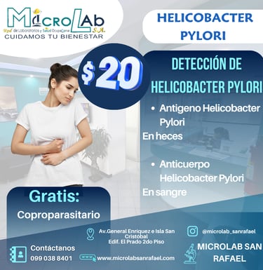Examen helicobacter pylori