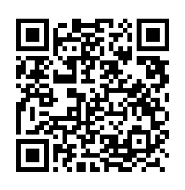 Black and white digital QR code icon for mobile scanning and website link access.