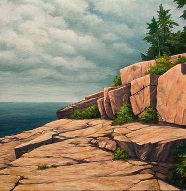 "The Palisades" Acrylic $750