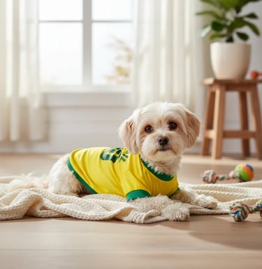 Roupinha Pet Brasil Camisa 10
