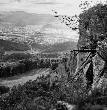 Weitblick über die Schweizer Landschaft – Beispiel aus der Masterclass Landschaftsfotografie Basel.