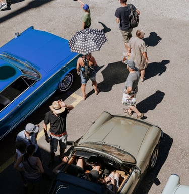 Strassenszene in Basel – Beispiel aus dem Kurs Streetfotografie der Fotografie-Akademie.