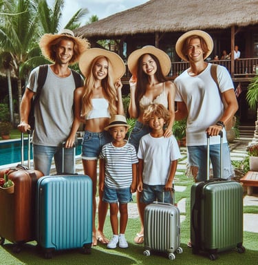 Family on Vacation to Sri Lanka 