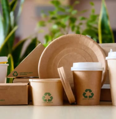 Papironova water-based cupstock and food-container boards are fully recyclable, PFAS-free, plastic-f