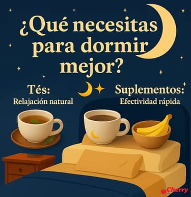 Comparativa productos naturales para dormir