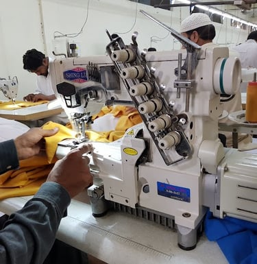 Stitching Depart of JACX WEARS 