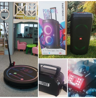 Selfie platforma JBL party box 310 Kamado bono grande Dūmų mašina