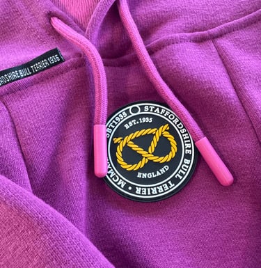 felpa sbt1935 per staffy fucsia