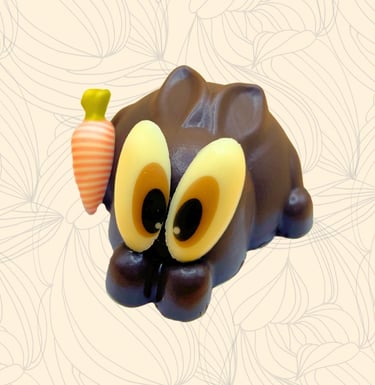 le dessert individuel lapin de pâques