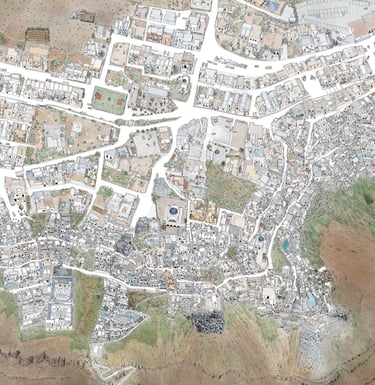 Imerovigli map © 2023 Anaxima Ltd. — used with permission