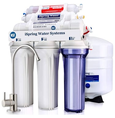 iSpring RCC7AK Sistema de Filtro de Agua por Ósmosis Inversa