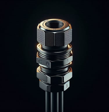 Cable & Earthing Accessories | IP66 / IP68 Metallic Cable gland.