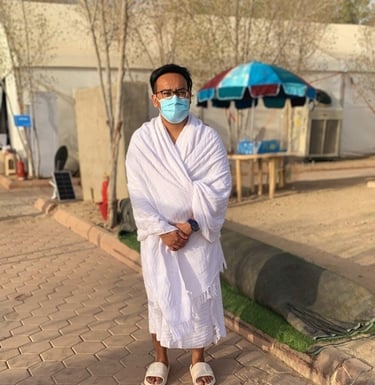 Standing in Arafah during Haj 2022