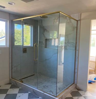 shower soor installation