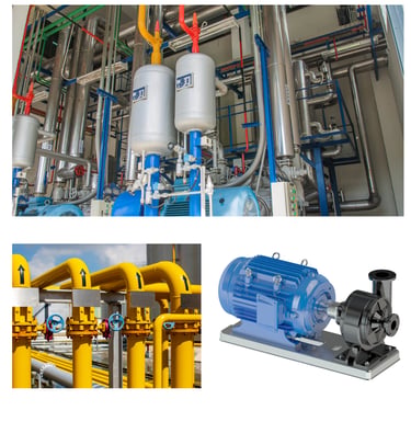 Industrial pump system.