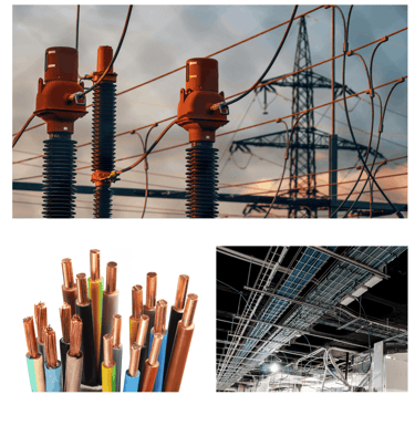 Soluciones industriales de cableado e infraestructura eléctrica.