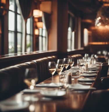 High class restaurant with premium service