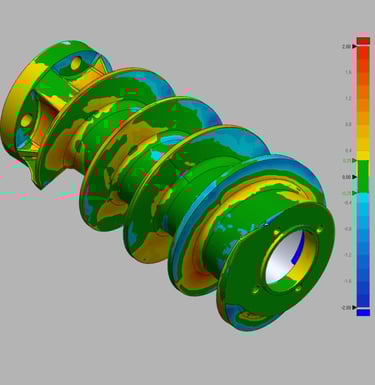 Mapa de cores helicoide