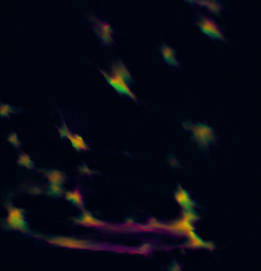 background visual abstract iridescent color accents
