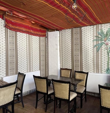 Somali restaurant interior Kentish Town London