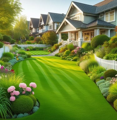 well maintained lawn