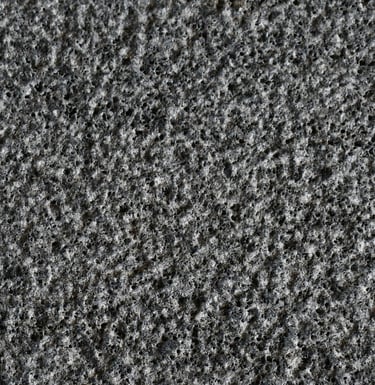 A Bush Hammer and Brushed Basalt Stone