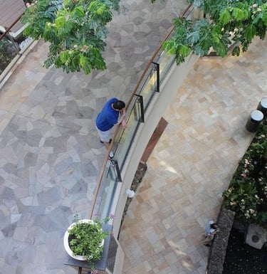 Tiled flooring