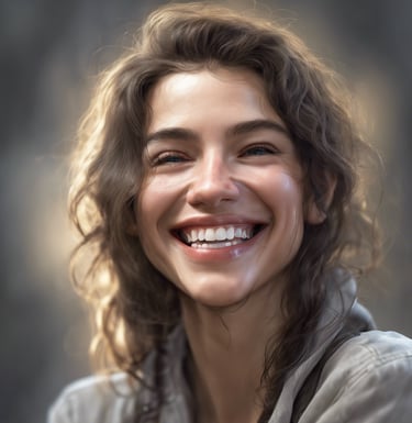 Girl smiling