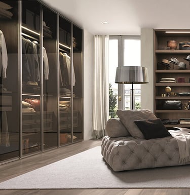 custom walk in wardrobe