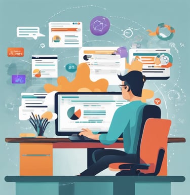 hombre trabajando con un dahsboard, tomy ramirez