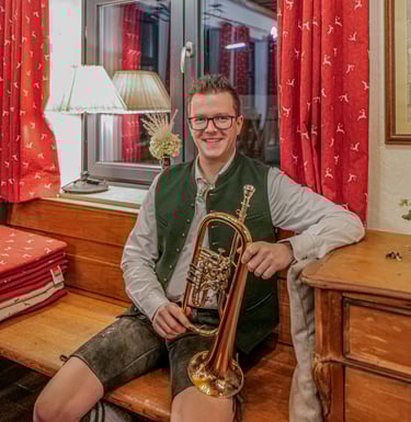 Flügelhorn und Trompete unserer Tanzlmusi-Besetzung