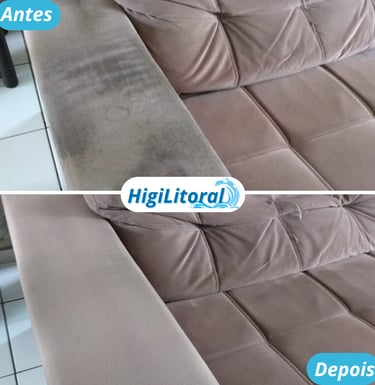 Limpeza e Higienização de Sofá