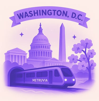 Official Brand Logo of Metruvia for Washington D.C