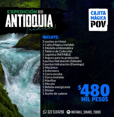 Plan expedición Antioquia de 480 mil pesos