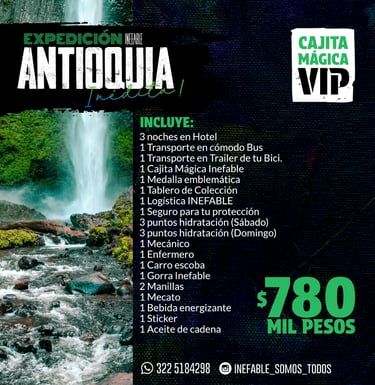 Plan expedición Antioquia de 780 mil pesos