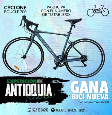 Ganate una bici de ruta por participar