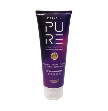 Pure Xtra  Caramel 125ml soliariumo kremas - juoda-violetinė pereinančių spalvų pakuotė