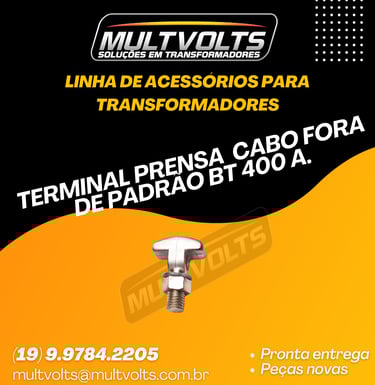 Terminal Prensa Cabo Fora de Padrão BT 400 A